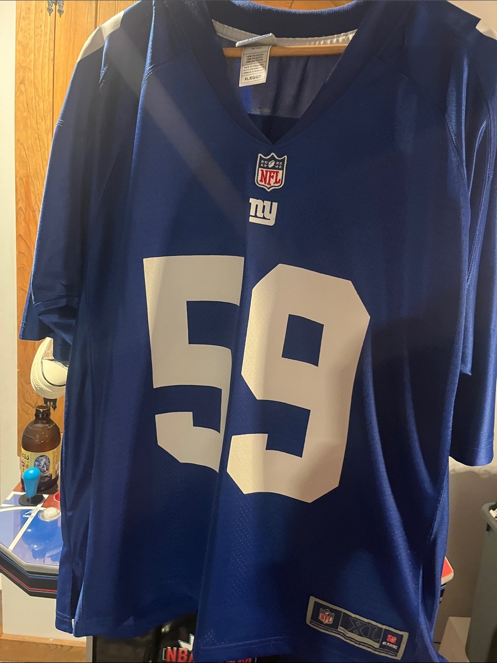 Throwback New York Giants Throwback Kennard 59 Football Jersey - Picture 2 of 5
